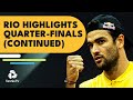Berrettini vs Alcaraz; Schwartzman vs Cerundolo | Rio Open 2022 Quarter-Finals Highlights Continued