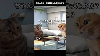たぶん男の人は一度は体験してる話 ＃猫ミーム #猫マニ #猫meme
