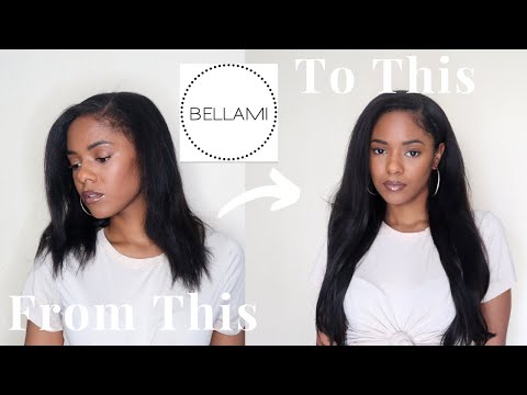 BELLAMI HAIR CLIP IN HAIR EXTENSIONS FOR BLACK WOMEN