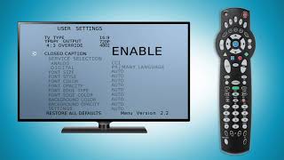 Enable/Disable Closed Captioning - Sparklight