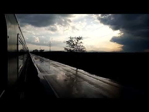 Vagon view prin Rădăuți cu Trenul R5627 Suceava-Putna 21.05.2022