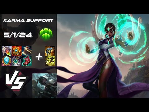 SUPPORT Karma vs Senna - NA Grandmaster Patch 25.S1.5