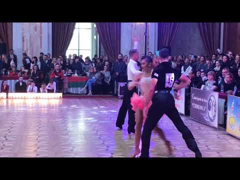 Mads Friis Lassen - Ilona Sak, DEN | Cha-Cha-Cha | WDSF European Championship Youth Latin 2019