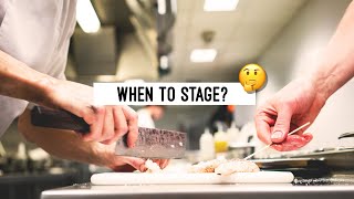 Is it better to Stage early or late in your career?