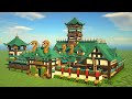 How To Build A JAPANESE CASTLE FORTRESS In Minecraft