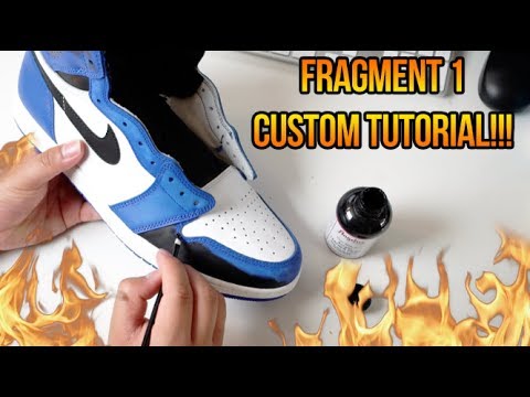 HOW TO MAKE THE AIR JORDAN 'FRAGMENT' 1 IN LESS THAN 3 HOURS!!! (SUPER EASY)