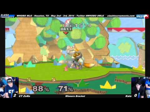 WHOBO MLG - CT ZeRo vs Kalo - SSBM