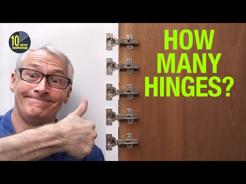 How many concealed hinges video 412