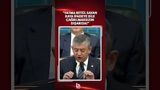 Özgür Özel: Fatma Betül Sayan Kaya fona 27 ev parası koydu, 5 ay sonra 367 ev pa