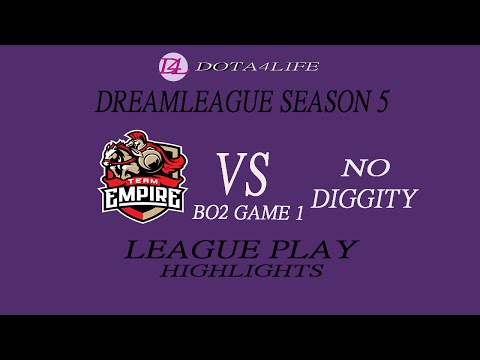 Dota2 DreamLeague-Season5(League Play): Team Empire vs No Diggity Game 1 HighLights