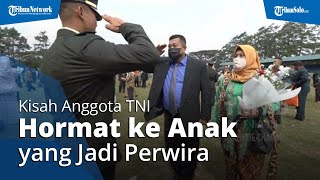 Viral Kisah Anggota TNI Langsung Hormat pada Putranya yang Jadi Perwira: Anakku Komandanku
