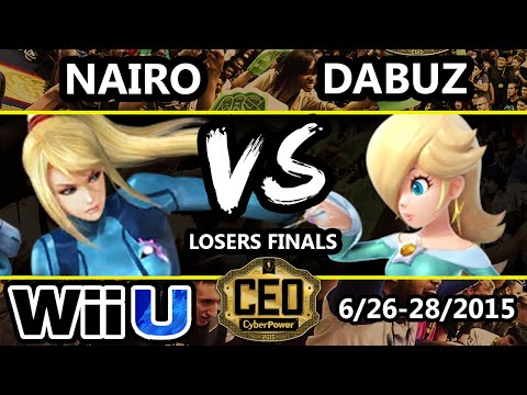 CEO 2015 - Nairo (Zero Suit Samus) Vs. Dabuz (Rosalina) - Losers Finals - Smash Wii U