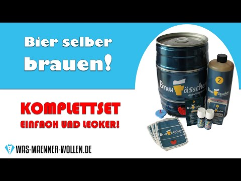 Bier selber brauen mit dem Bierbrau-Set/Bierbrau-Kit von Braufässchen - Test und Review