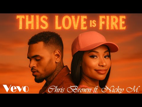 Chris Brown ft. Nicky Minaj || This Love is Fire || R&B Love songs lyrics 2025   @vevolove-mu