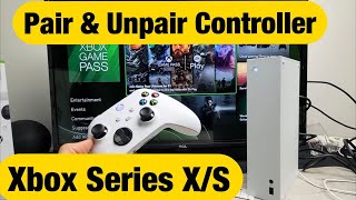 How to Pair & Unpair Xbox Series X/S Controller (Sync & Unsync)