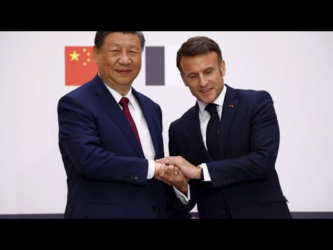 ماكرون وفون دير لاين يلتقيان بالرئيس الصيني شي جينبينغ في باريس