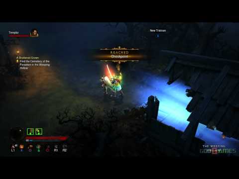Diablo 3 PS3 Walkthrough 1080p - ACT 1 Inferno Barbarian female AndrissGG Part 1