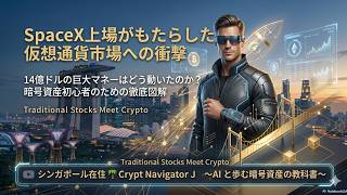 【SpaceX上場】仮想通貨市場に14億ドルの衝撃!伝統金融とDeFiが融合する歴史的瞬間を徹底解説