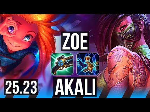 ZOE vs AKALI (MID) | 8/1/13 | KR Master | 25.23