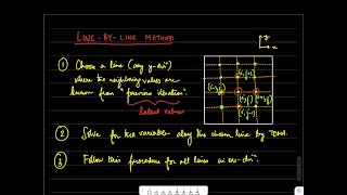 FDM Lecture 11: Line-by-line Gauss-Seidel method; overrelaxation and underrelaxation