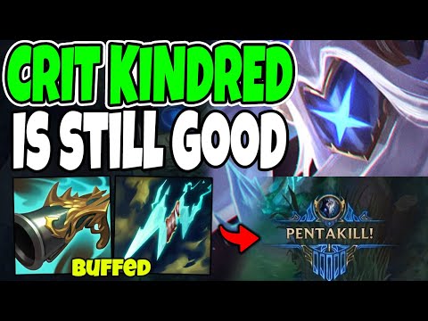 CRIT Kindred Isn't Dead! These Buffed Crit Items Make Crit Kindred Viable! (Drx Kindred Penta!)