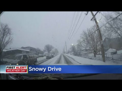 First Alert Weather Tracker Out In The Winter Storm