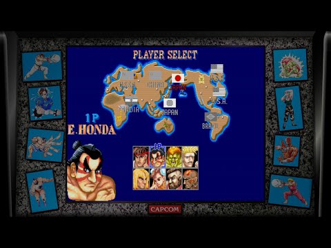 SF30th Anniversary Collection (Steam) - SFII (E.Honda) | No losing rounds | Level 7 (Max)