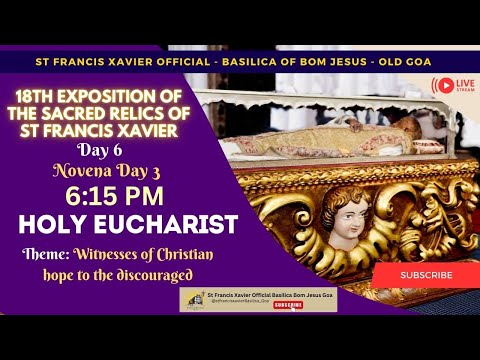 6: 15 PM - Rome Cardinals mass - 18th Exposition of the Relics of St Francis Xavier -  26 Nov 2024