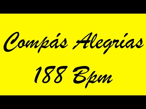 Compás Alegrías 188 Bpm - Bases Flamencas