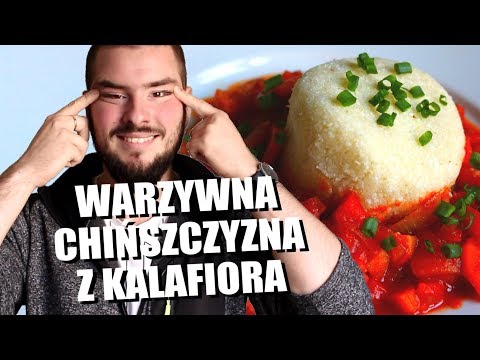RYŻ Z KALAFIORA Z SOSEM SŁODKO-KWAŚNYM | warzywna chińszczyzna 🍝 #przepis (2)