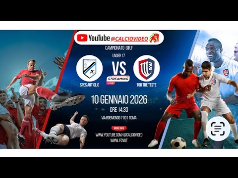 ♦️ LIVE - SPES ARTIGLIO vs TOR TRE TESTE vs   U17 Prov. Girone F - 10’Giornata