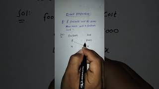 Direct Proportion Trick #direct_proportion