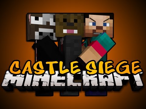 Minecraft: "CASTLE SIEGE MINIGAME" w/JeromeASF & TheCampingRusher