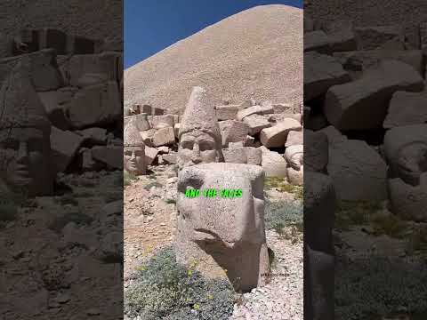Stone Gods of Mount Nemrut in Turkey 👑🗿 | #mountnemrut #turkey #ancientruins