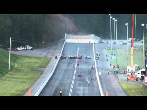 Pro Mod Crash NHRA: Rickie Smith/Pete Farber