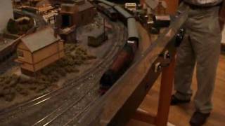preview picture of video 'Hornby Duchess 'City of Coventry DCC Sound, Model Rail Sentinel, Heljan 15'