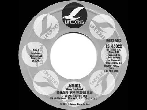1977 Dean Friedman - Ariel  (mono radio promo 45)
