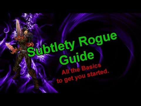 [PvP] Subtlety Rogue Basics [5.4.8] (Talents. Glyphs, Stat Priority and more!)