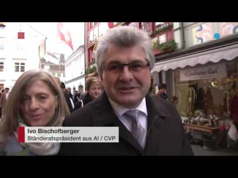 Empfang für Ständeratspräsident Ivo Bischofberger im Appenzell