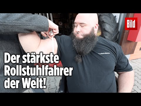 Tobias ist der stärkste Rollstuhlfahrer der Welt 💪💪💪