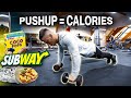 Eating 50 Calories for Every Push-Up I Can Do...