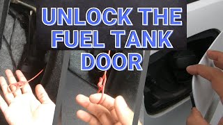 How to Unlock the Fuel Tank Door Manually in AUDI | VW| Skoda| Seat| |DIY|