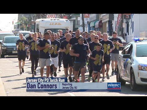 NJ Jersey City Police Department Torch Run
