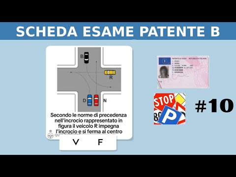 SCHEDA ESAME PATENTE B -2025- #10
