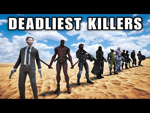10 BEST KILLERS VS 2 MILLION ALIENS | Ultimate Epic Battle Simulator 2 | UEBS 2