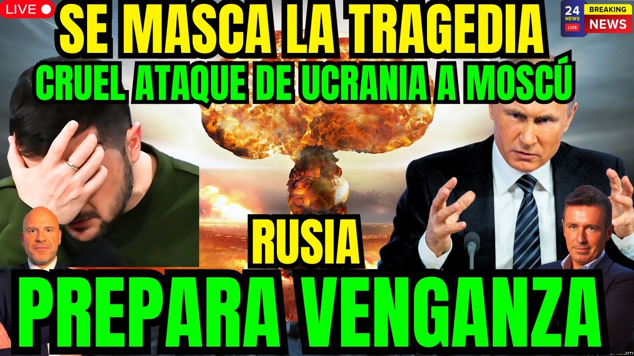 DIRECTO ÚLTIMA HORA. LA OTAN Y UCRANIA ATACAN MOSCÚ. RUSIA PREPARA VENGANZA. ZELENSKI Y TRUMP.
