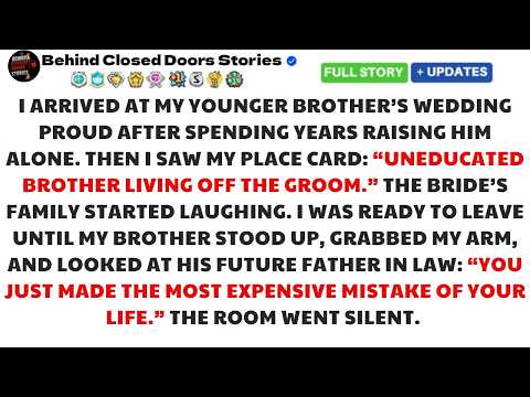 I Came Proudly To My Brother’s Wedding As The Man Who Raised Him—Then I Froze When I Saw...