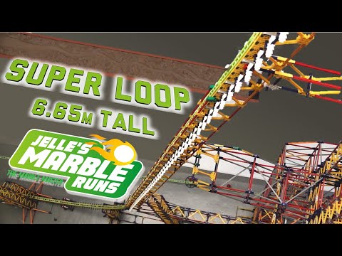 Super Loop Marble Run | Our Biggest Project Yet! Jelle's Marble Runs