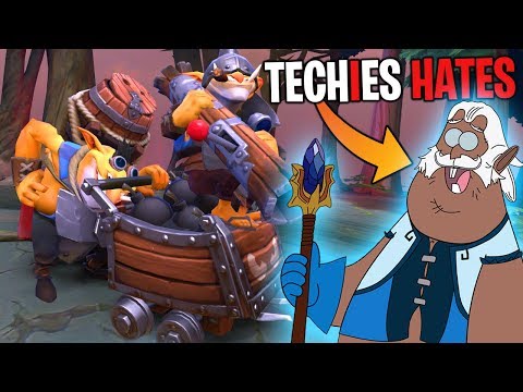 Techies Hates Zeus - DotA 2 Funny Moments