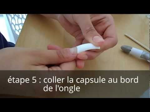 comment poser french manucure gel